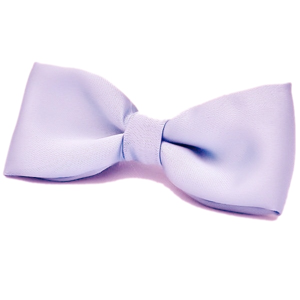 Vesuvio Napoli Kid's Boy's Pre-tied Bow Tie – 100% Polyester, Lavender Purple, Adjustable, For Wedding