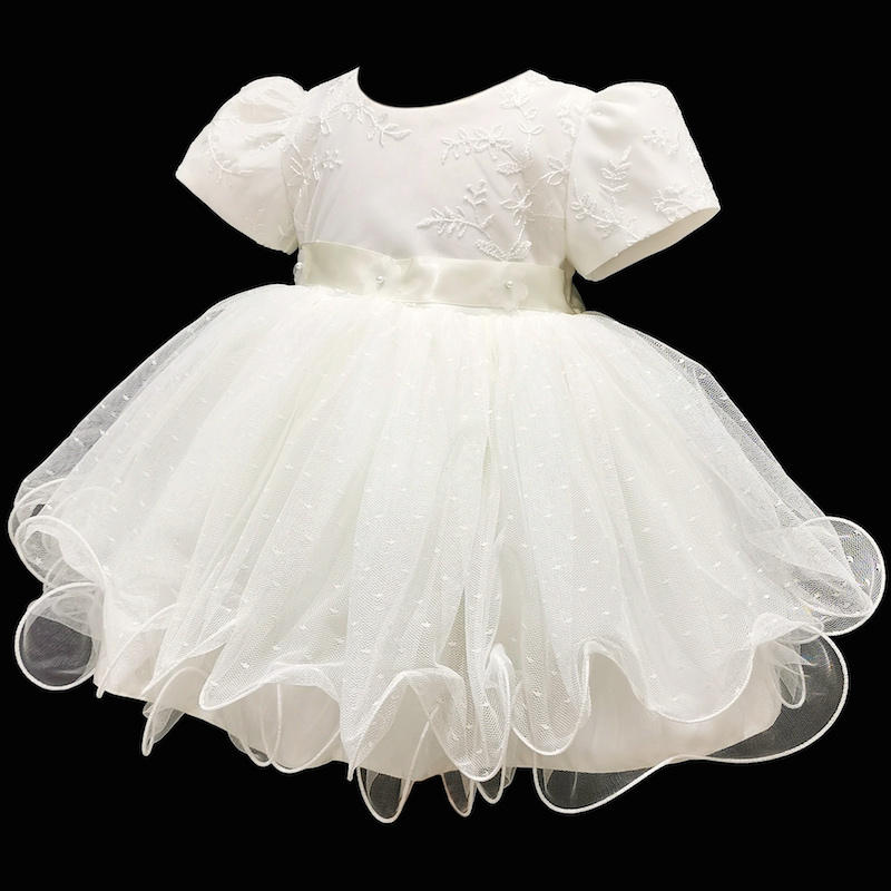 ivory baby flower girl dress