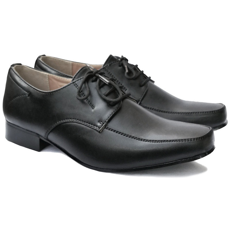 boys black dress shoes