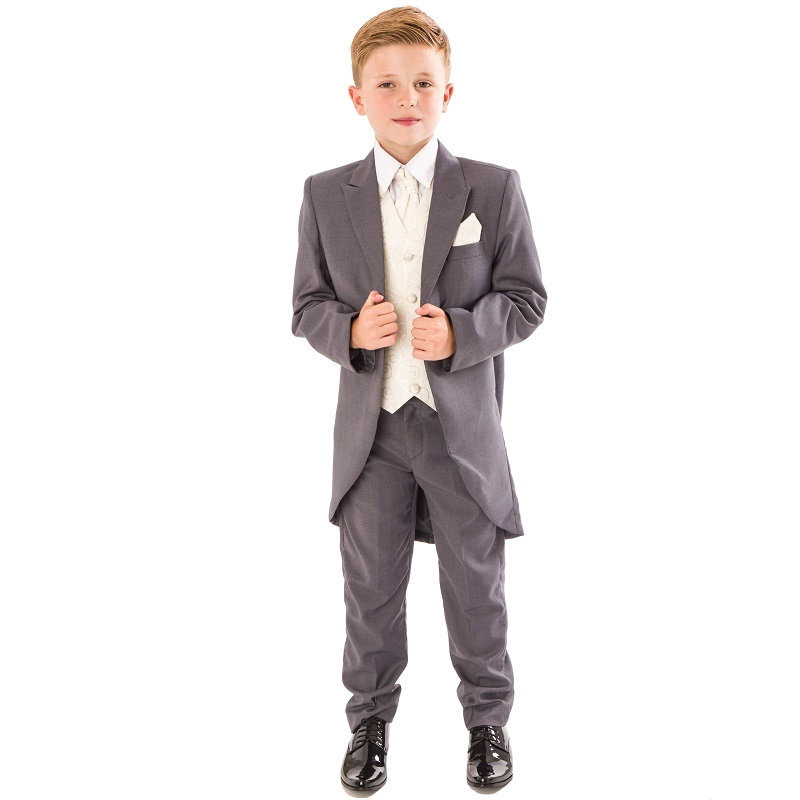 childrens grey suits
