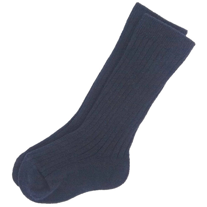 navy baby socks