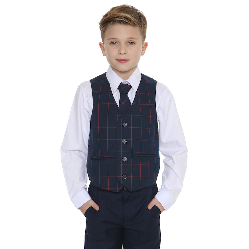 red check waistcoat
