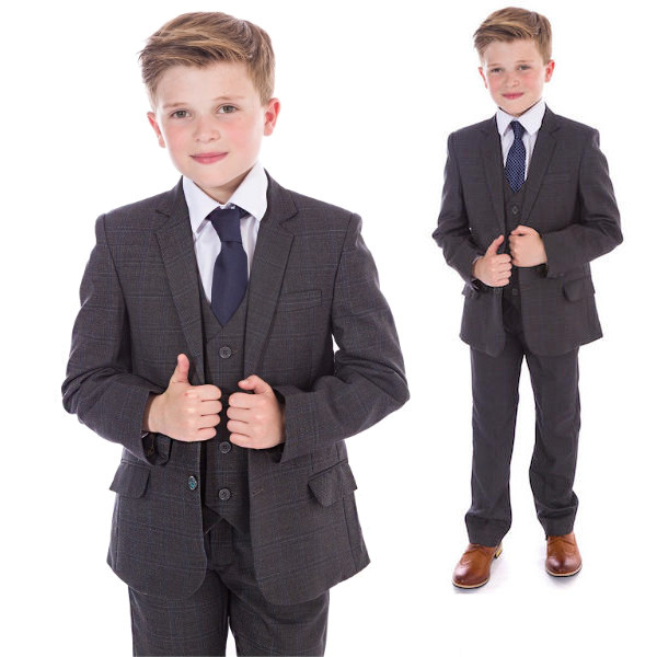 kids grey suit