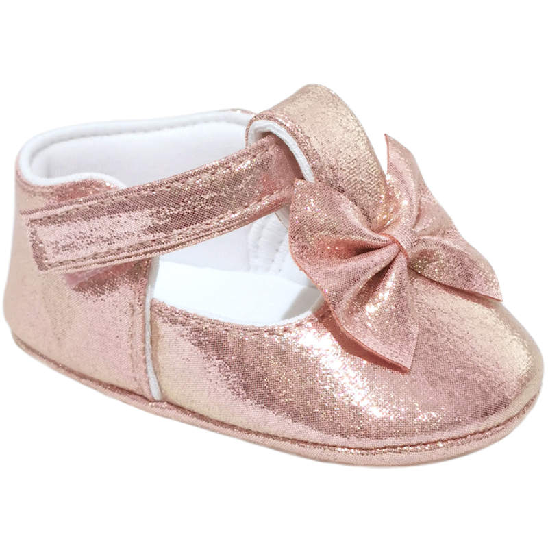 pink sparkly baby shoes