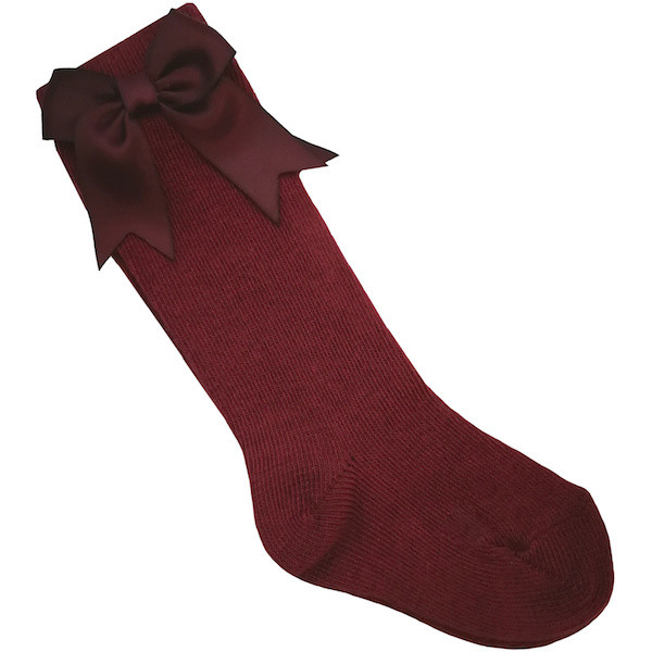girls bow socks