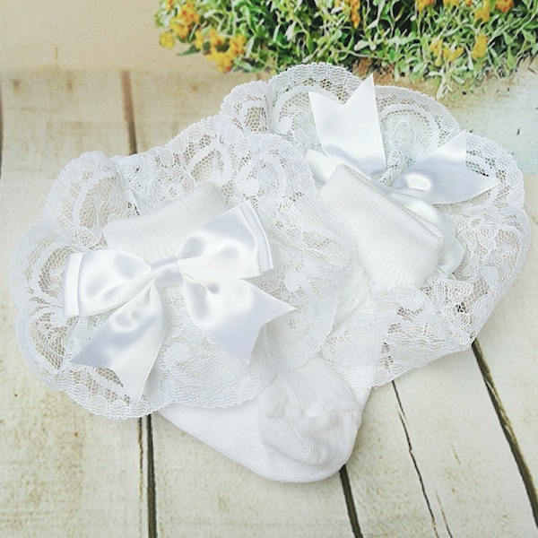 large frilly socks