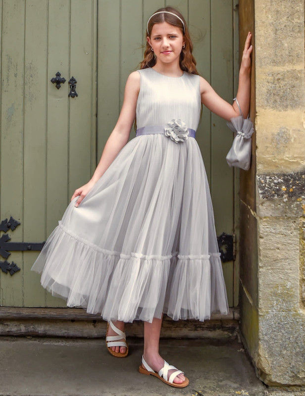 Plain grey dress sales