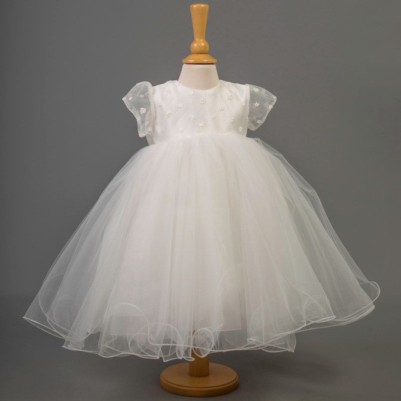 Julia by Millie Grace - Baby Girls Porcelain Daisy Tulle Dress ...
