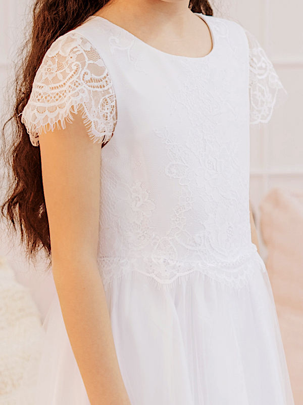 Emmerling Tiara Girls White Hair Accessory:- 2249