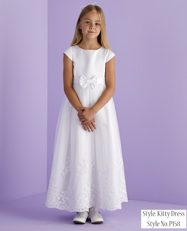 white gown for holy communion
