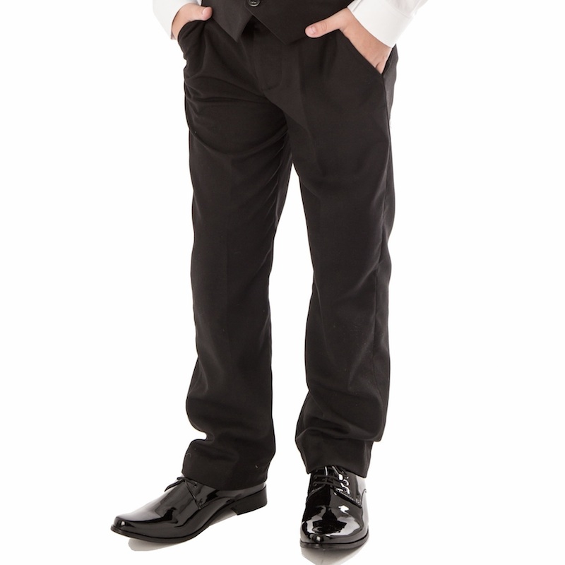 boys black formal trousers