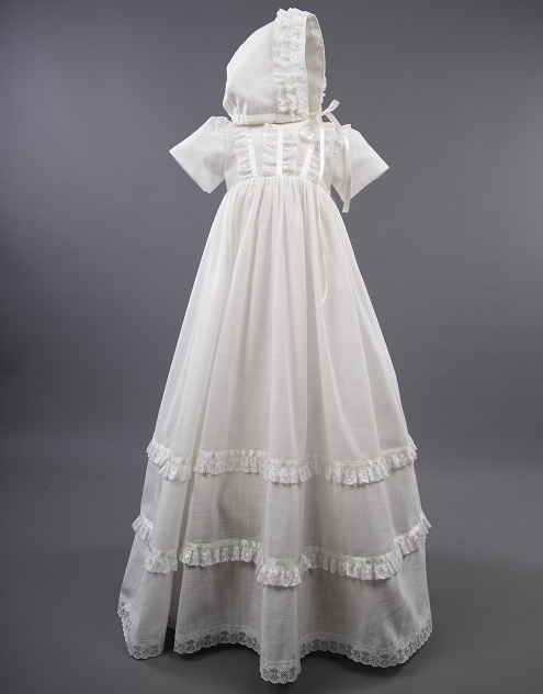 cotton christening gown