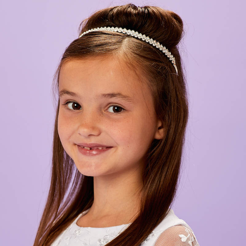 Girls Sparkly Crystal Headband Matilda P219 by Peridot