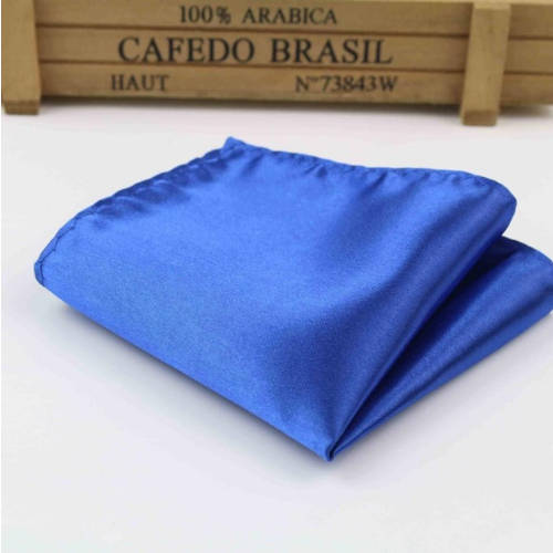 Boys Royal Blue Satin Handkerchief | Pocket Square | Wedding Hanky ...