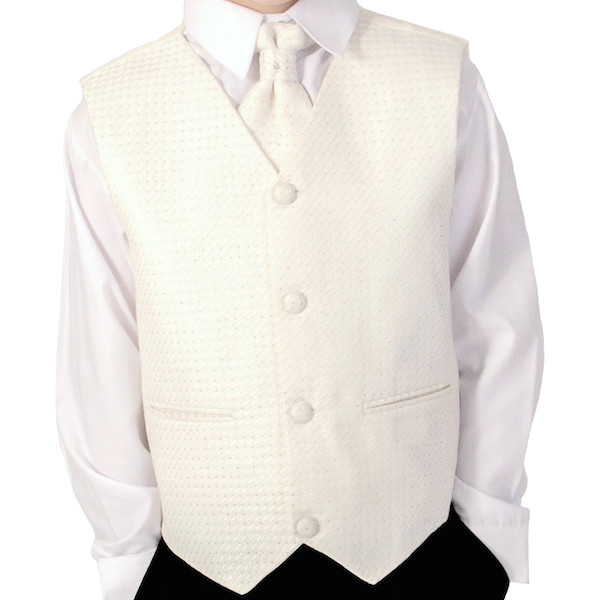 Boys ivory waistcoat Outlet