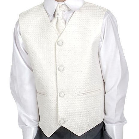ivory waistcoat and cravat