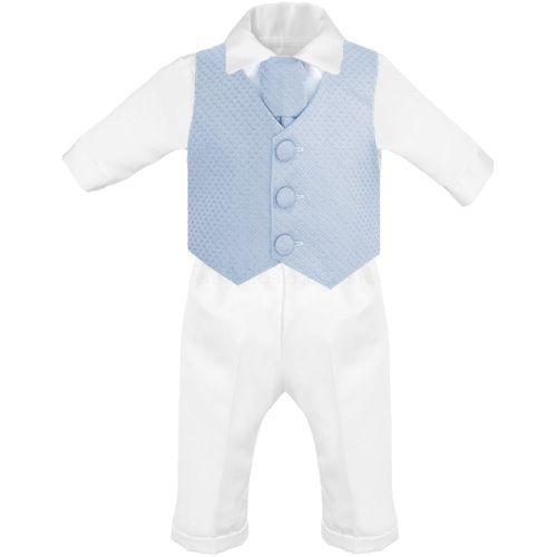 blue baby suit