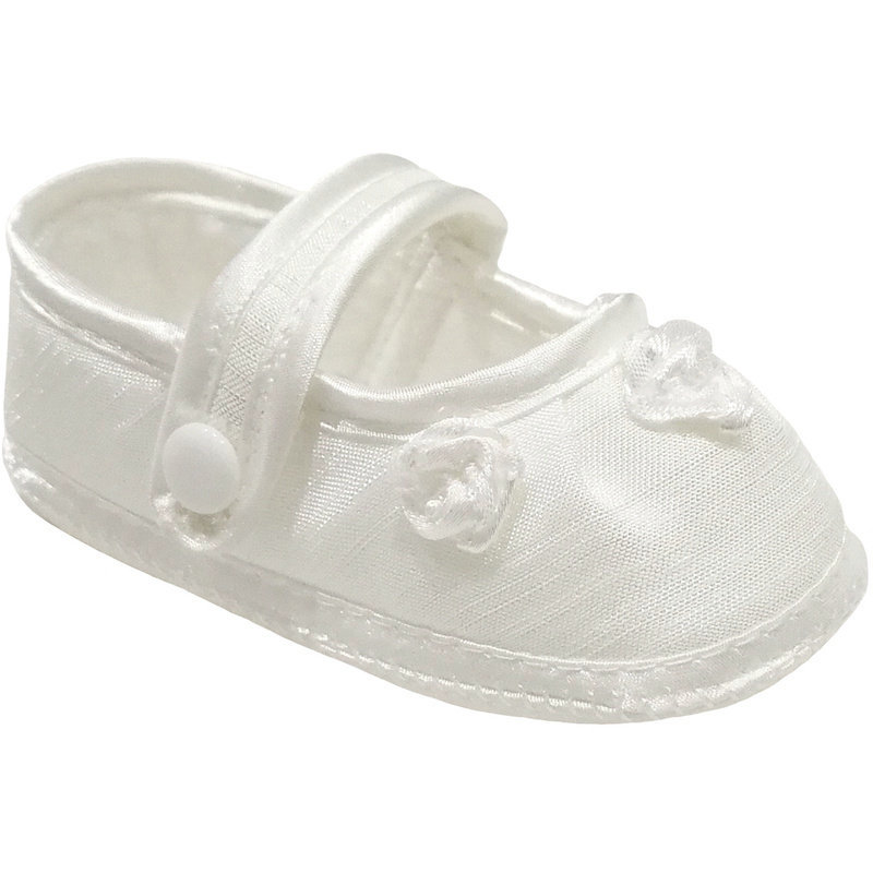 baby girl christening shoes ivory