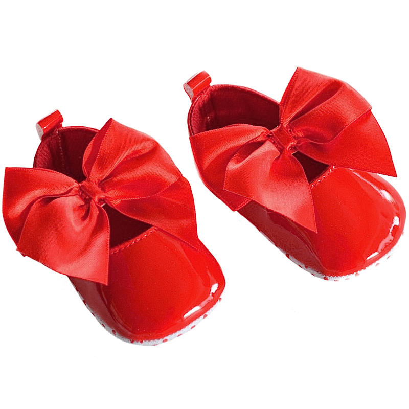 baby girl red patent shoes