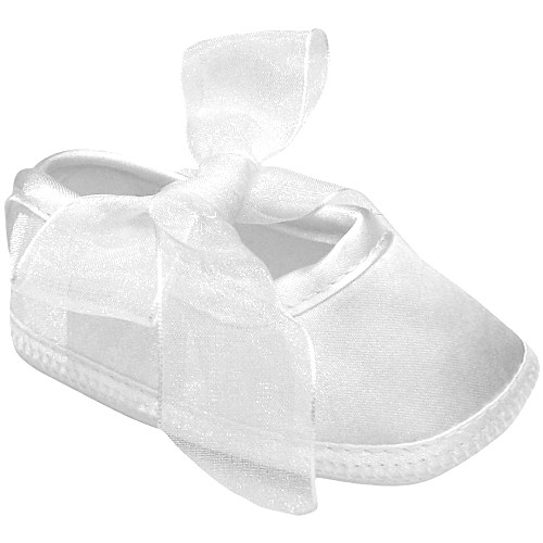 baby christening shoes white
