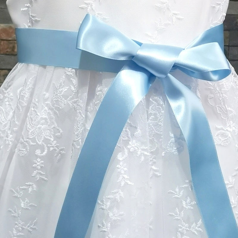 light blue infant dress