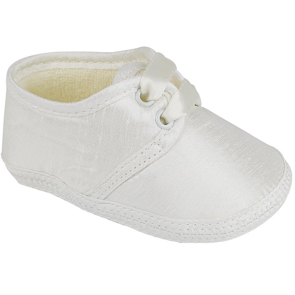 BABY BOYS/GIRLS SATIN MY SPECIAL DAY CHRISTENING BOOTS,BAPTISM,LACES,WHITE/IVORY