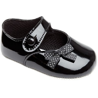 infant girls black shoes