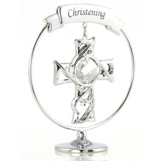silver cross christening gift