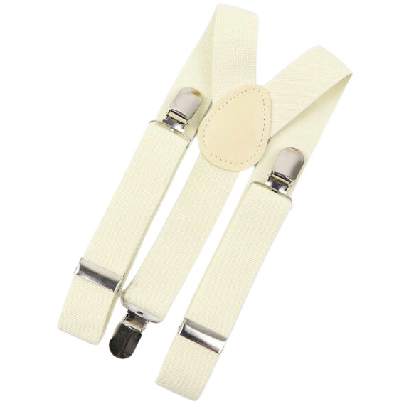 Baby Toddler Cream YBack Adjustable Braces Formal Cream Braces