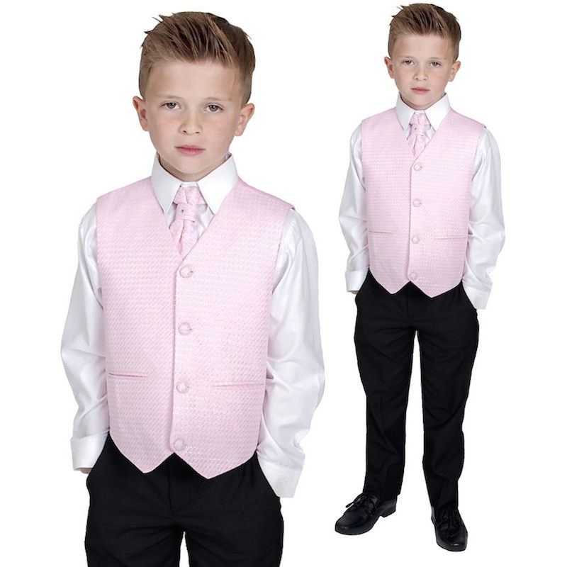 Buy In Bulk Boys Waistcoat Wedding Suits Formal Speech Costume - Foto 11