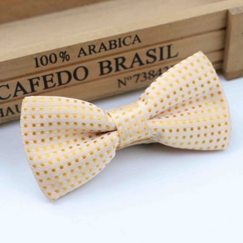 yellow polka dot bow tie