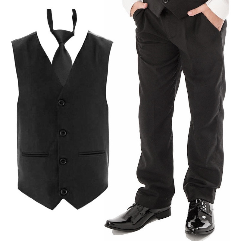 Boys Black 3 Piece Classic Suit | Wedding | Formal Occasion ...