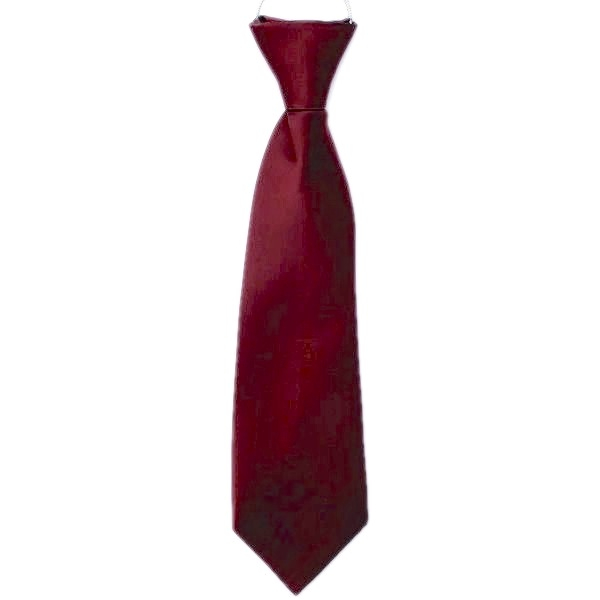 maroon necktie
