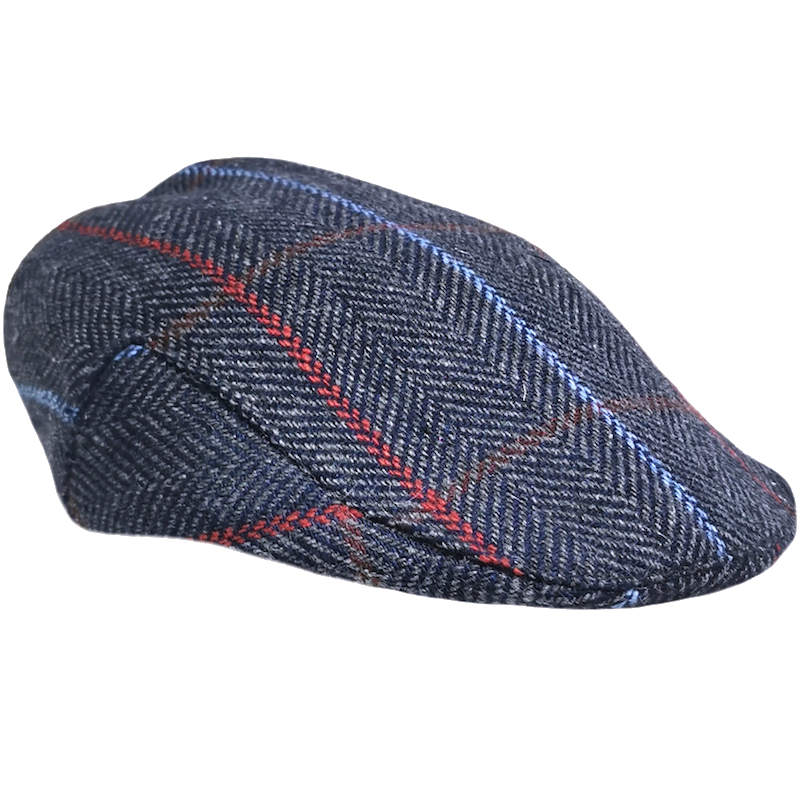 boys navy flat cap