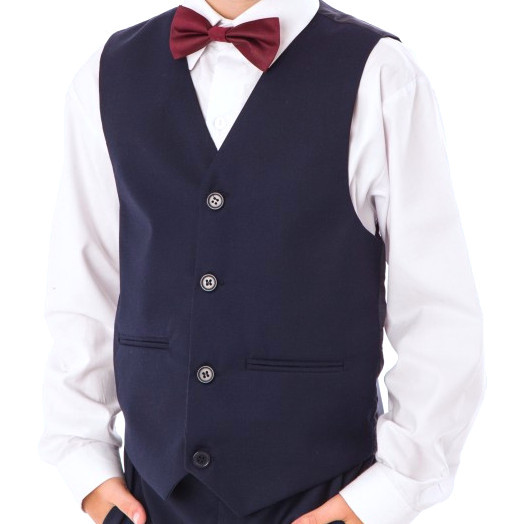 Boys Navy Formal Waistcoat Boys Navy Wedding Waistcoat