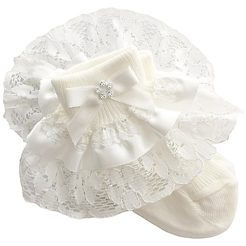 baby girl ivory socks