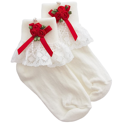 baby girl ivory socks