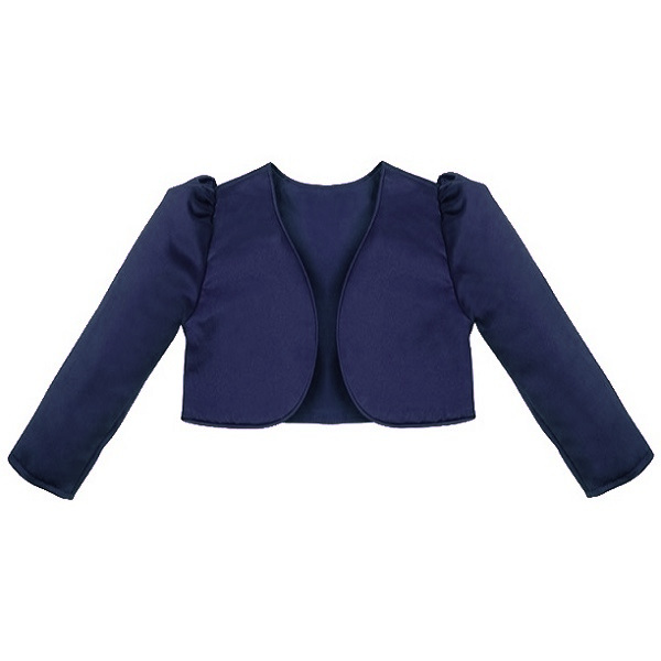 navy bolero shrug wedding