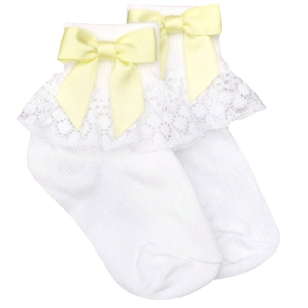 baby girl white ruffle socks