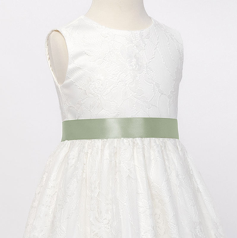 Girls Sage Green Double Sided Satin Dress Sash | Flower Girl Sash - childrensspecialoccasionwear.co.uk Girls Sage Green Double Sided Satin Dress Sash | Flower Girl Sash - childrensspecialoccasionwear.co.uk