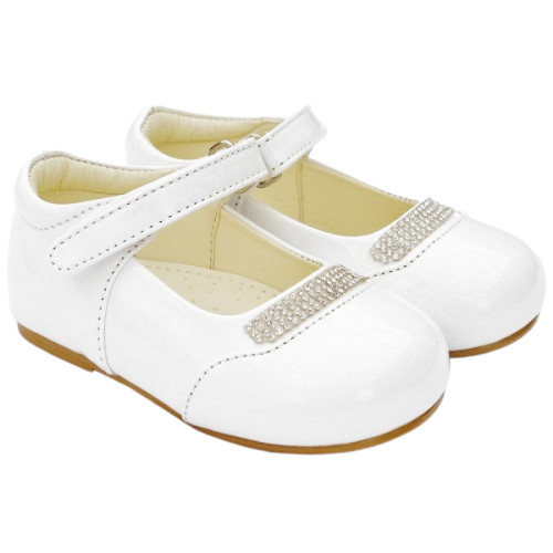 Girls White Special Occasion Shoes 