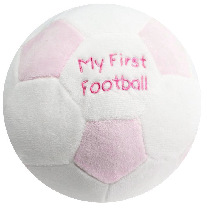 Football Bumpy Ball My First Football Pink | New Baby Gift | Baby Soft Rattle Toy ...