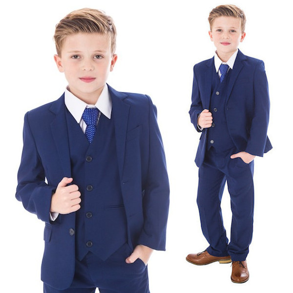  Boys blue waistcoat ...