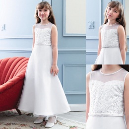 Emmerling White Communion Dress - Style 2141