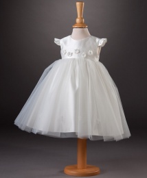 Girls Satin & Organza Daisy Dress - Agnes by Millie Grace