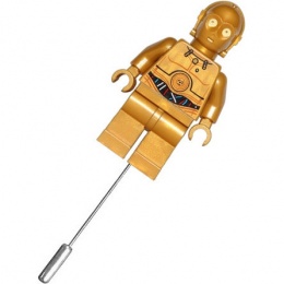 C-3PO Minifigure Buttonhole Lapel Pin