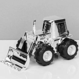 Silver Plated Digger Money Box