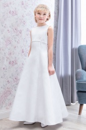 Emmerling White Communion Dress - Style Doris
