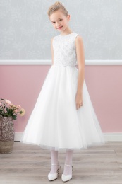Emmerling Ivory or White Communion Dress - Style Finja