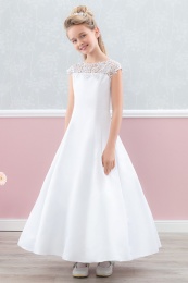 Emmerling Ivory or White Communion Dress - Style Fiona